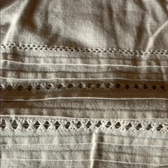 silver Lake tan ladies Button down Blouse Size M - Picture 7 of 8